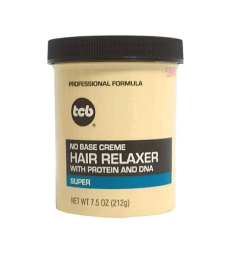 TCB Naturals No Base Creme Hair Relaxer with Protein-super 7.5oz - USA Beauty Imports Online