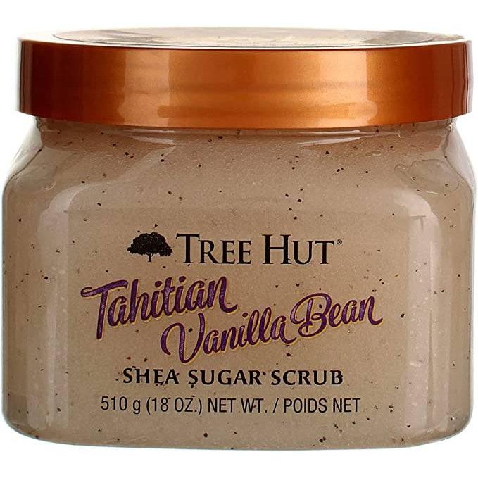 TREE HUT [TAHITIAN VANILLA BEAN] SHEA SUGAR SCRUB 18OZ - African Beauty Online