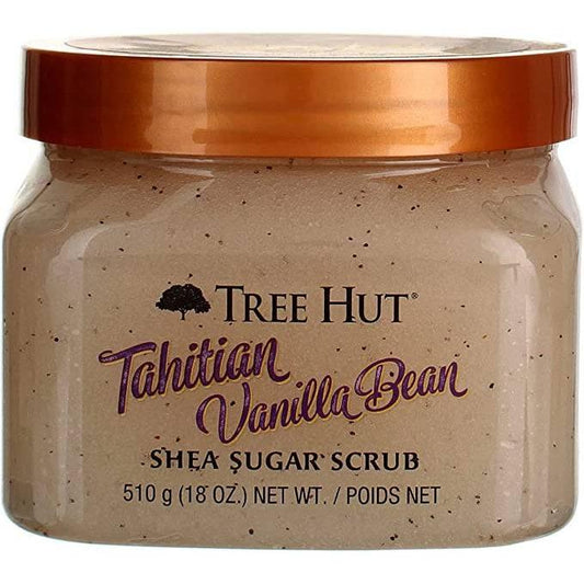 TREE HUT [TAHITIAN VANILLA BEAN] SHEA SUGAR SCRUB 18OZ - African Beauty Online