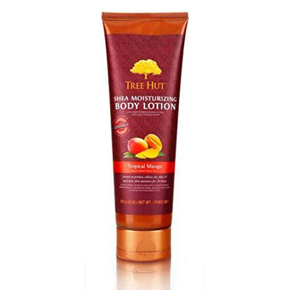 TREE HUT [TROPICAL MANGO] SHEA MOISTURIZING BODY LOTION 9OZ - African Beauty Online