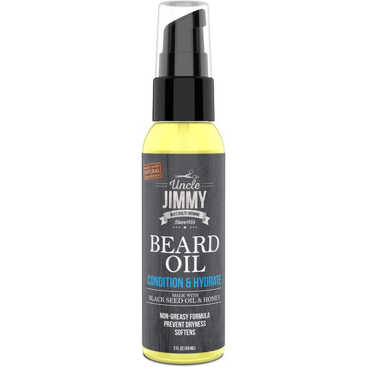 UNCLE JIMMY BEARD OIL 2OZ - African Beauty Online