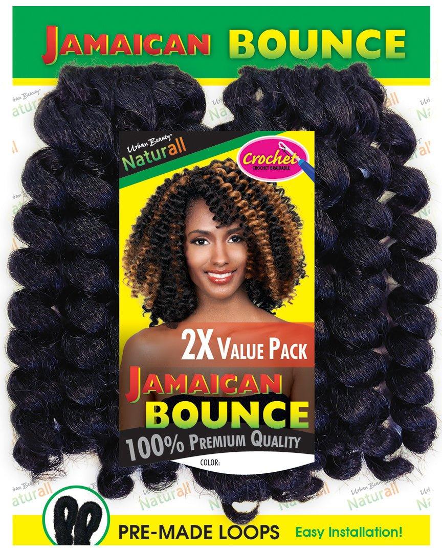 Urban Beauty Naturall Jamaican Bounce 100% Premium Quality 2x Value Pack - USA Beauty Imports Online