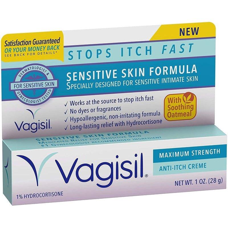 Vagisil-Maximum-Strength-Anti-Itch-Creme-Sensitive-Skin-Formula-1-Ounce - African Beauty Online