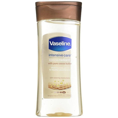 VASELINE COCOA RADIANT BODY GEL OIL 6.8OZ - African Beauty Online