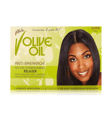 VITALE Olive Oil Relaxer Kit, Super - USA Beauty Imports Online