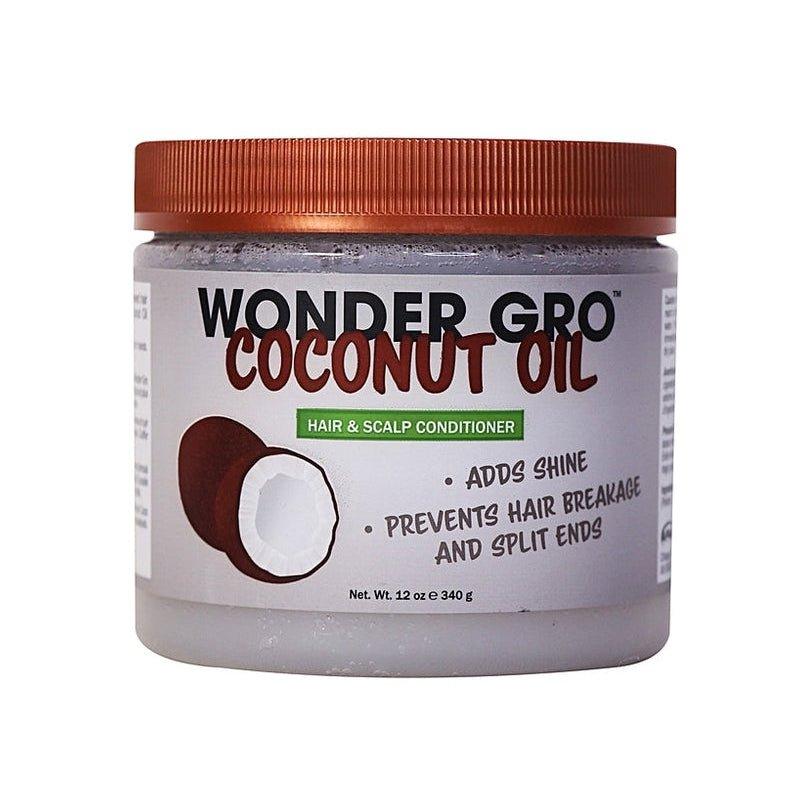 Wonder-Gro-Coconut-Oil-Hair-Scalp-Conditioner-12Oz - African Beauty Online